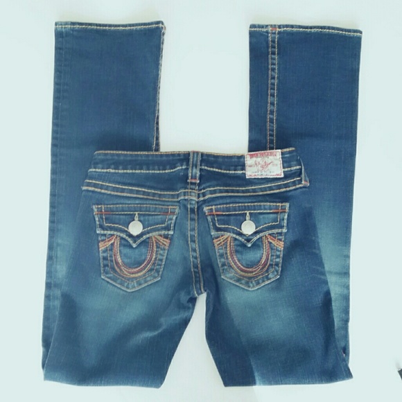 True Religion Denim - True Religion Rainbow Becky Bootcut Jean